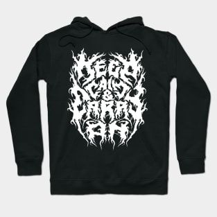 Keep Calm - Grunge Aesthetic - 90s Black Metal Hoodie